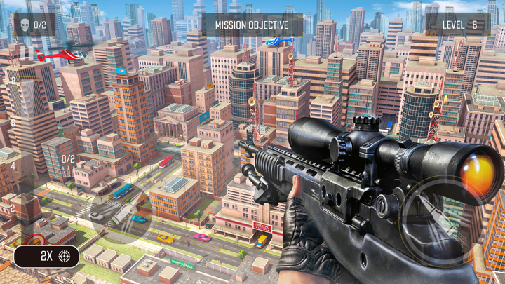 3D War Sniper Warzone Games screenshot 4