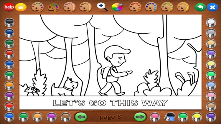 Jim and His Dog Coloring Book screenshot-5