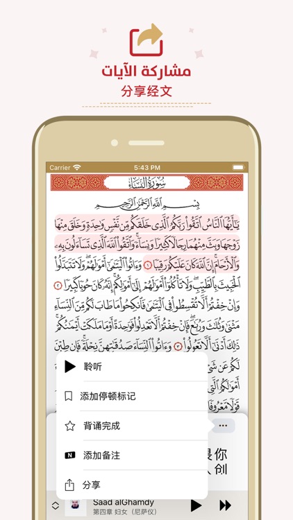 中文版《古兰经》 Chinese Quran screenshot-8