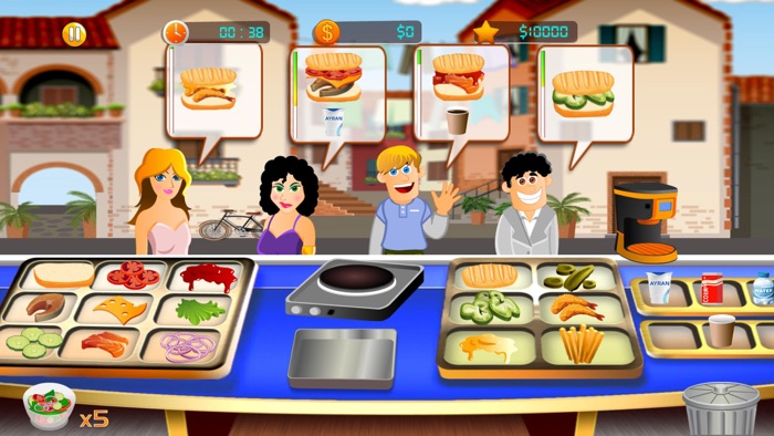 Cooking Fish Restaurant Game