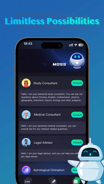 Chat Moss AI Chat Robot screenshot-4