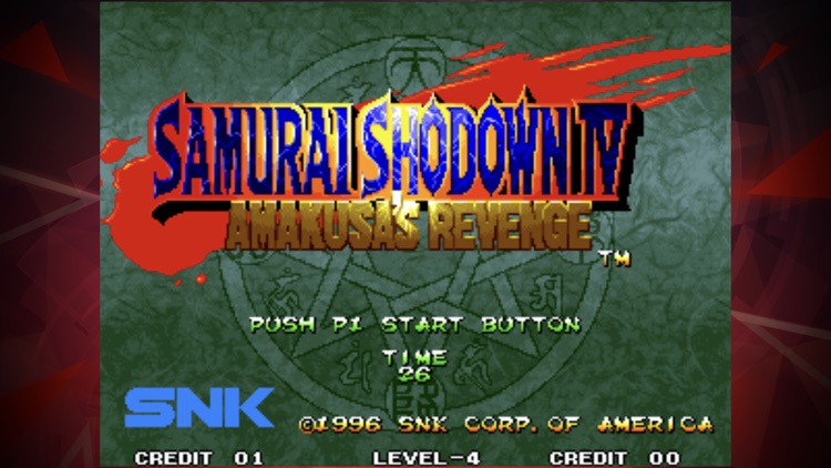 SAMURAI SHODOWN IV ACA NEOGEO