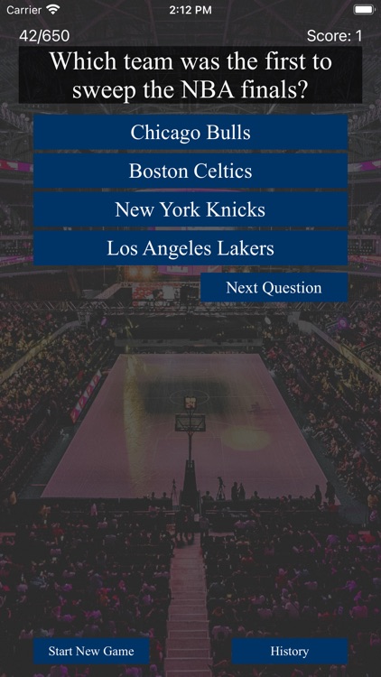 Basketball Trivia Pro 50fifty screenshot-5