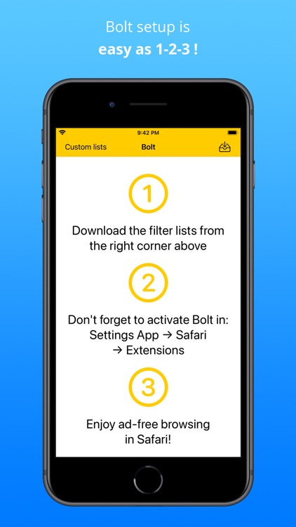 Bolt — Adblock for Safari