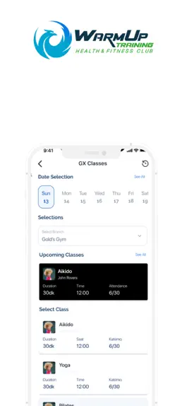 Game screenshot WarmUp Training Club apk