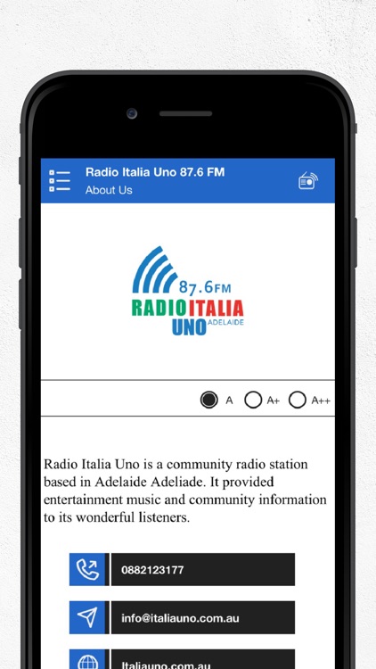 Italia Uno Adelaide 87.6 FM screenshot-3