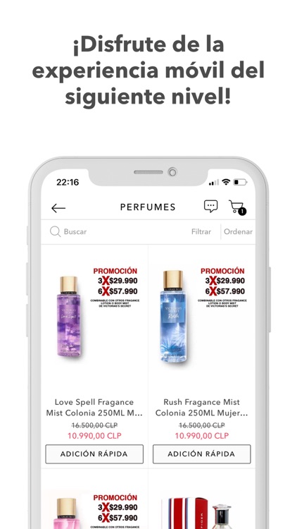 Productos de Lujo App