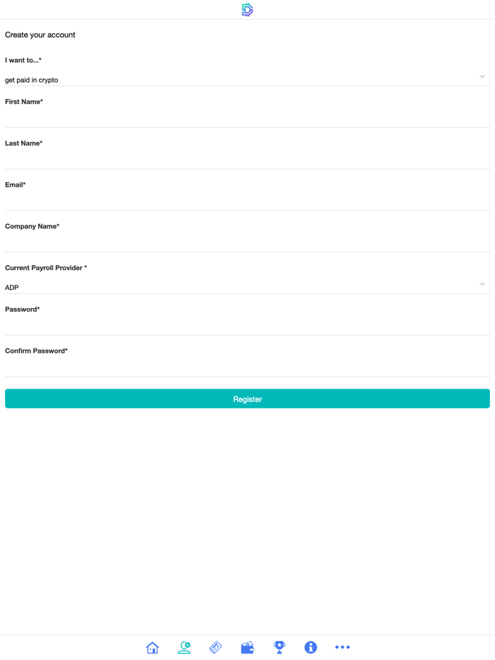 Dispurse Get paid in crypto