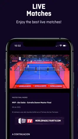 Game screenshot World Padel Tour TV apk