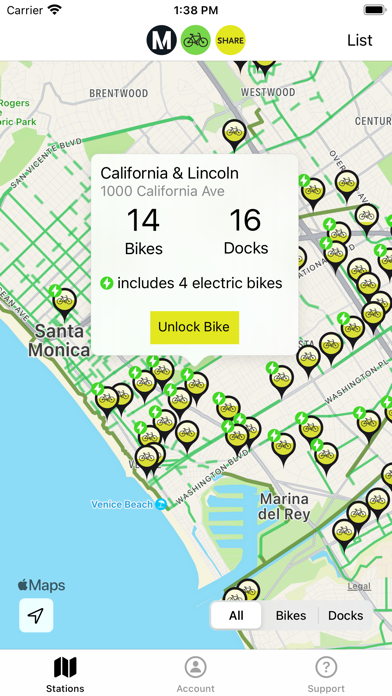 Metro Bike Share screenshot 3