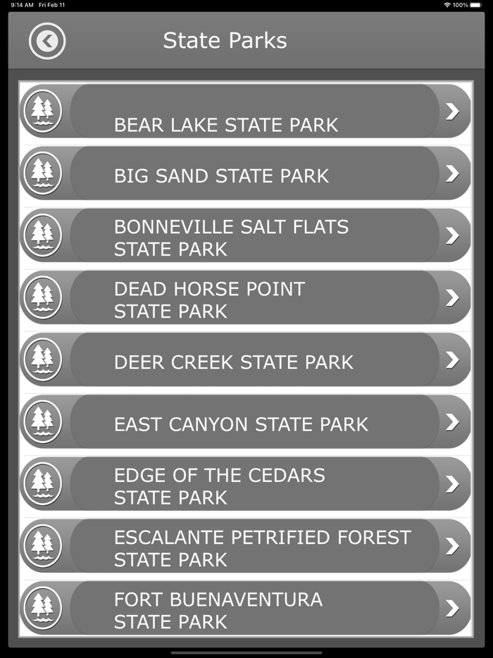 Utah - Camping  Trails,Parks