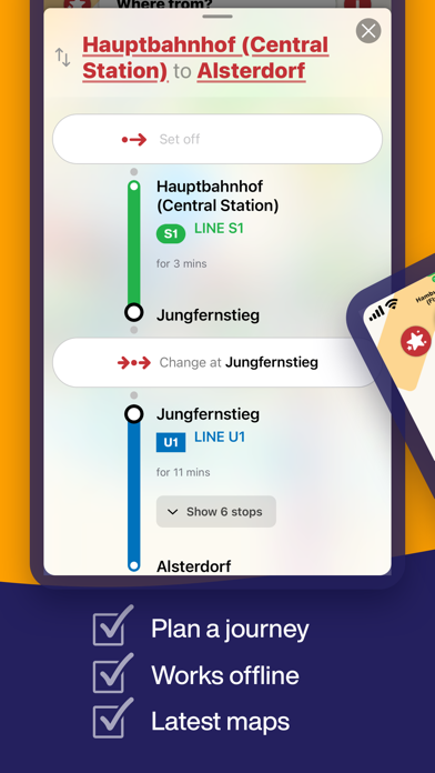Hamburg Metro - Map & Route screenshot 3