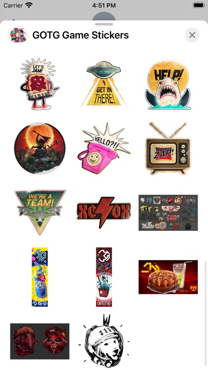 GOTG Game Stickers screenshot-3