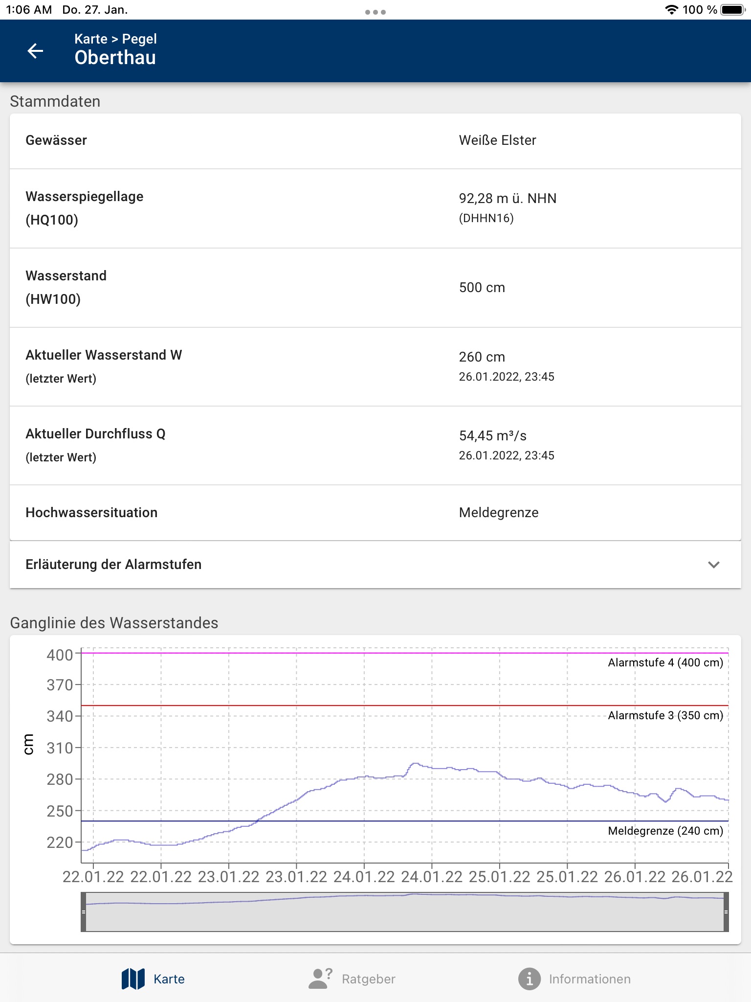 HochwassergefahrST screenshot 3