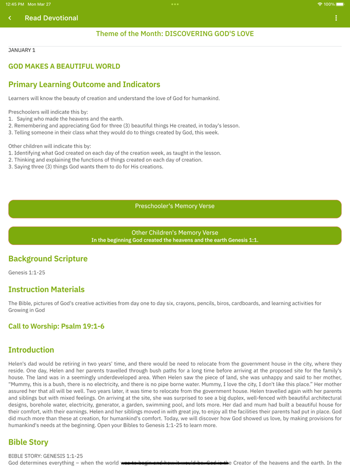 Children Devotional 2023