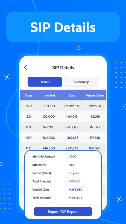 SIP Calculator Finance Planner screenshot-3