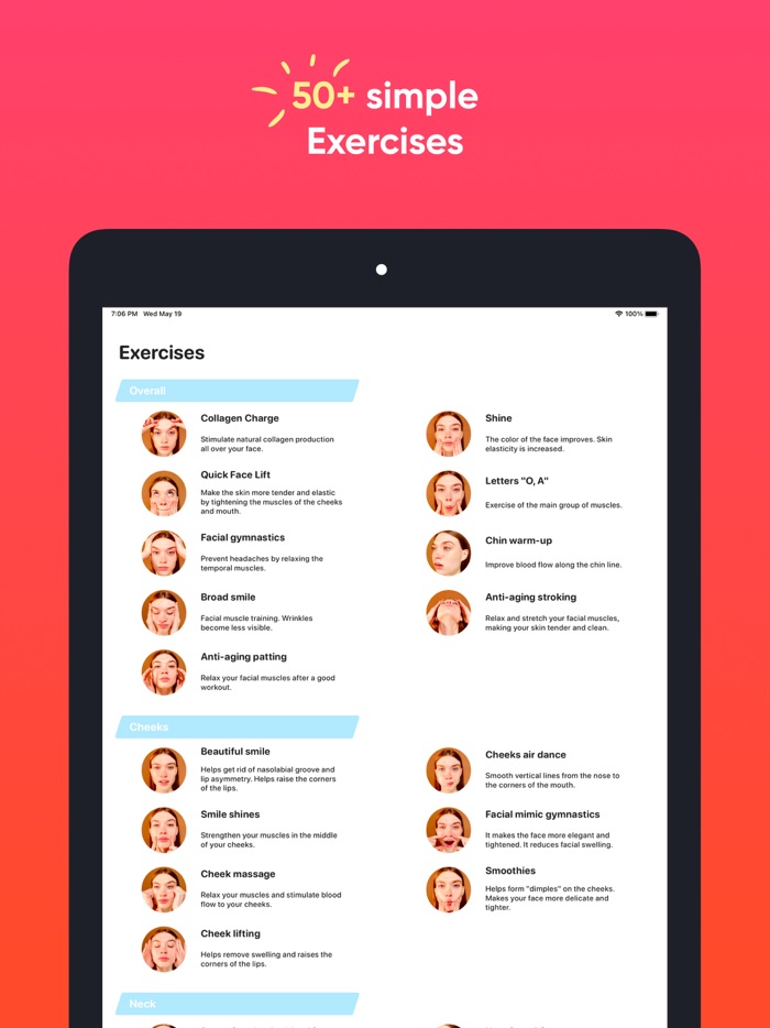 Face Yoga – Massage Exercises