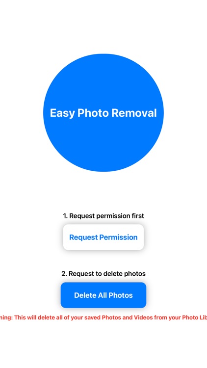 Delete All Photos Quick