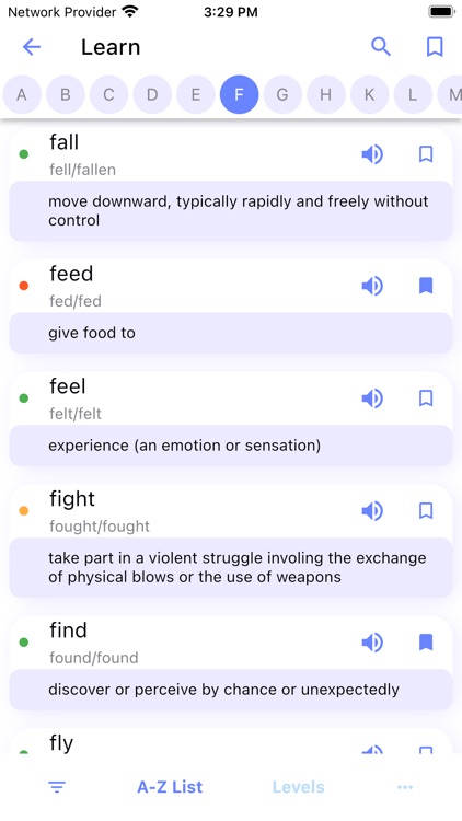 Irregular Verbs for English screenshot-3