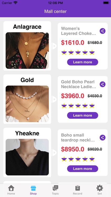 Happiness Necklace Lease