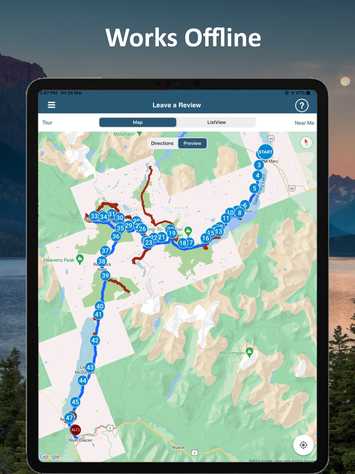 Glacier National Park GPS Tour