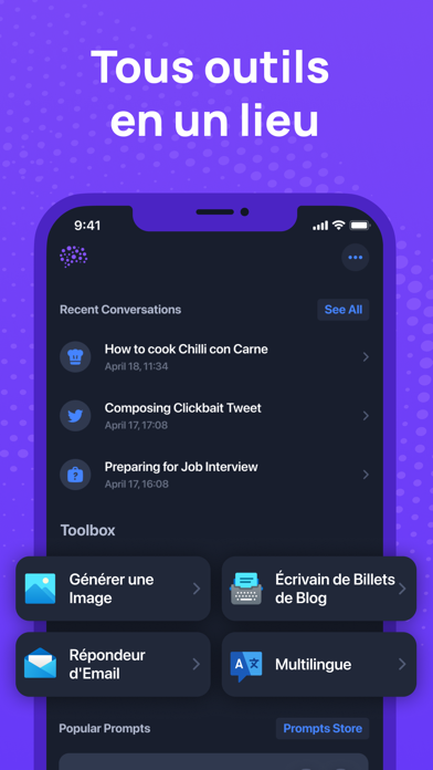 Screenshot #3 pour AI Chat & Chatbot d'Écriture