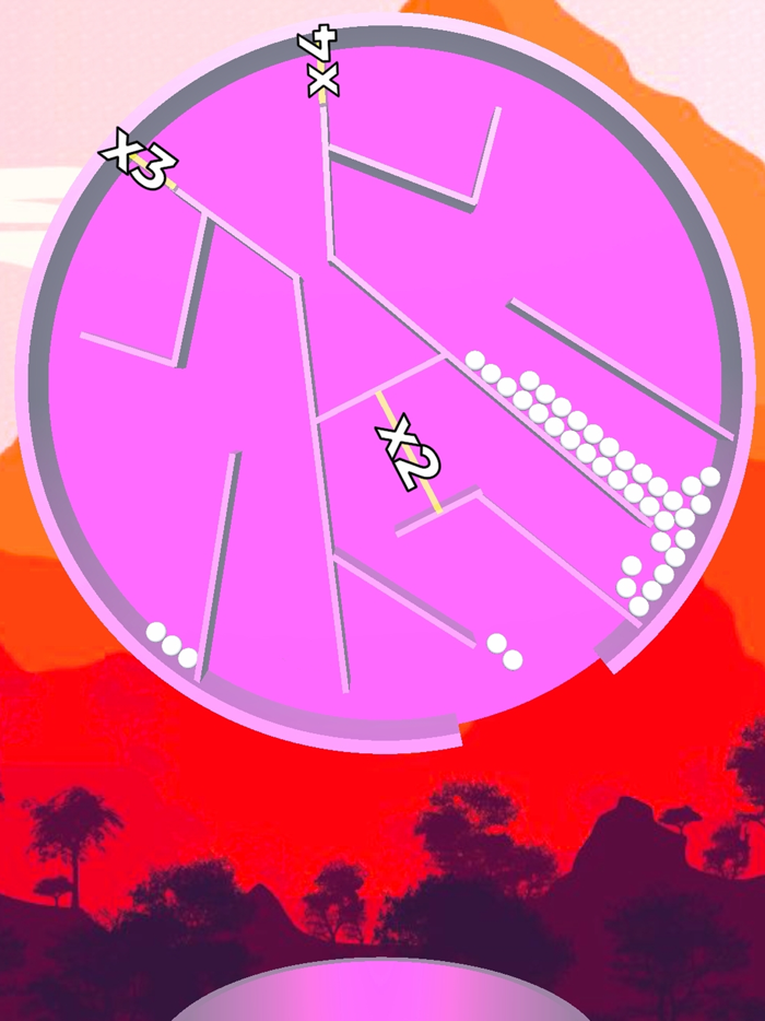 Balls Escape Puzzle in Maze