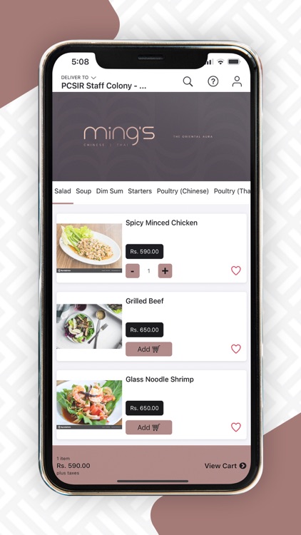 Ming's app