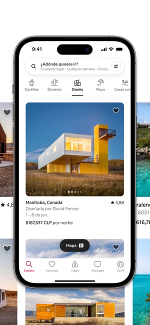 Airbnb en App Store