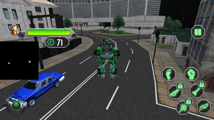 Super Robot Fighting Car 3D screenshot-3