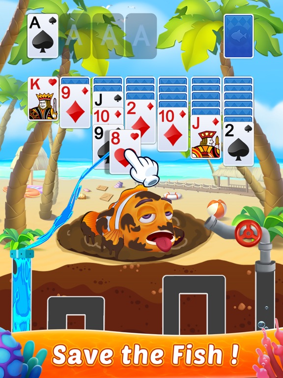 Solitaire 3D Fish screenshot 2