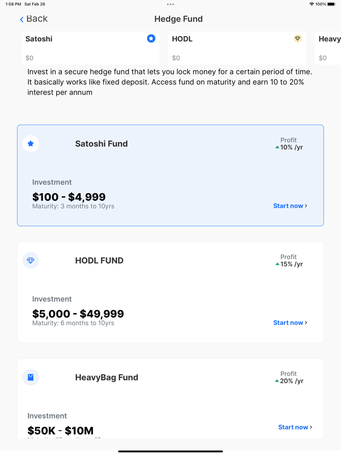 Truzact Save  invest Crypto