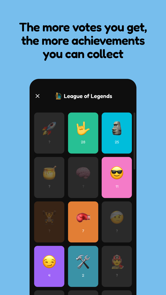 qeeq Vote friends after game