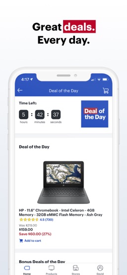 Best Buy app screenshot