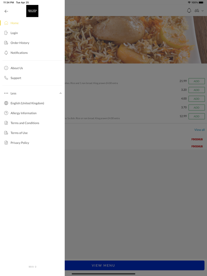 Jaipur Indian Restaurant.