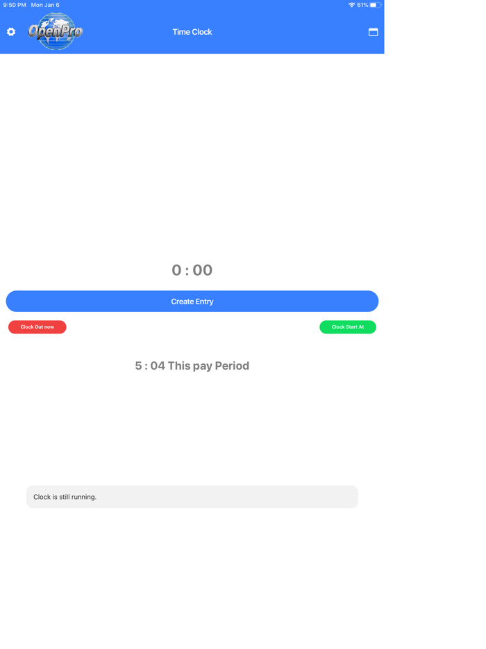 OpenPro ERP TimeCard with Jobs