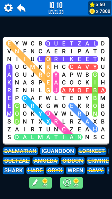 Word Search IQ: Puzzle Games screenshot 3
