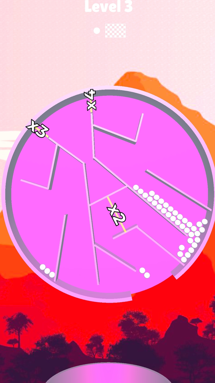 Balls Escape Puzzle in Maze