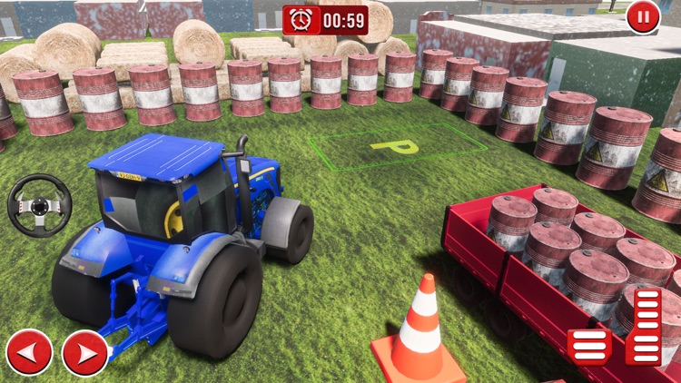 Cargo Tractor Farming Games 3d