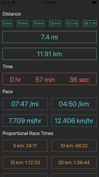 Quick Pace Calc