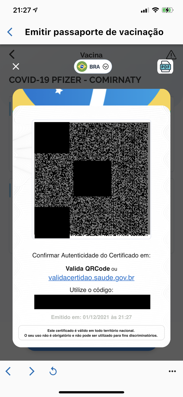 Passaporte da Vacina - Pará