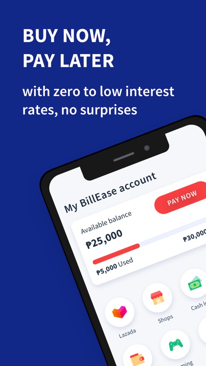 BillEase - Buy Now, Pay Later