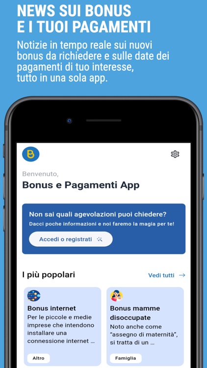 Bonus e Pagamenti App