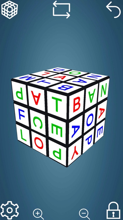 Word Puzzle Cube