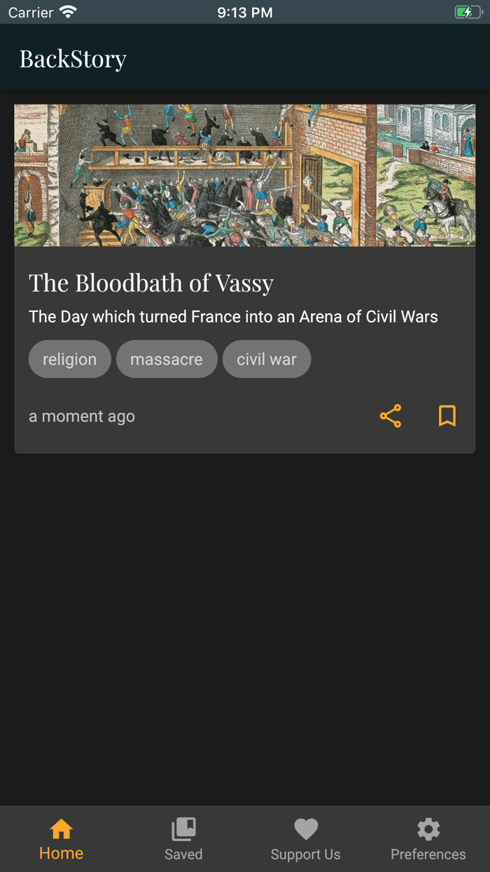 BackStory - History TLDR