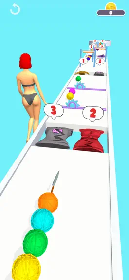 Game screenshot Knitting Runner apk