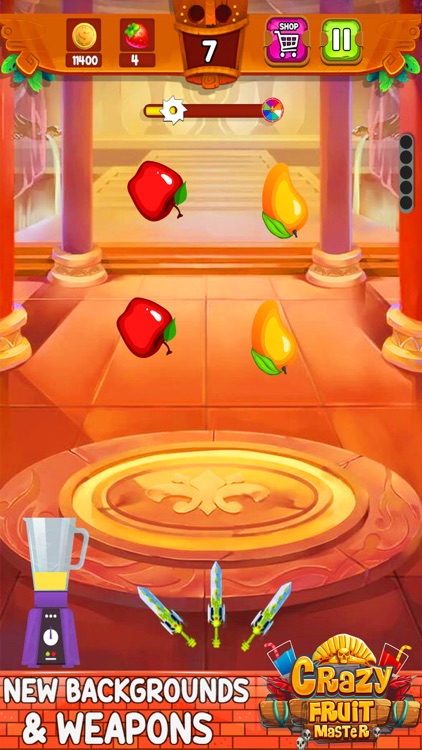 Crazy Juice Fruit Cutting Game screenshot-3