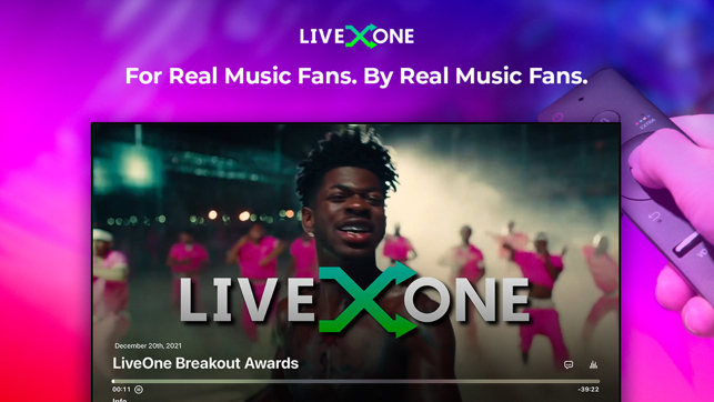 ‎LiveOne Music Screenshot