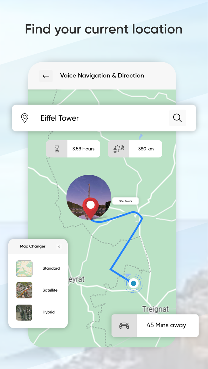 Voice GPS Driving Direction
