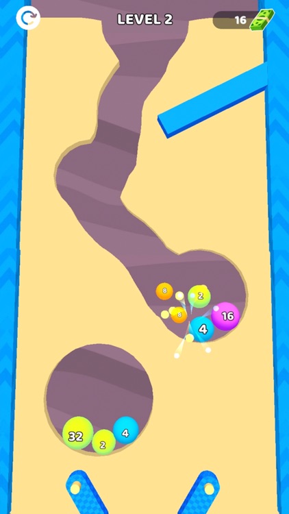 2048 Sand Balls: Puzzle Island screenshot-4